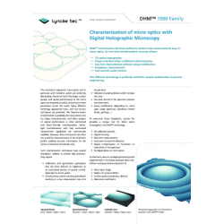 Characterisation of Micro Optics Characterisation of Micro Optics