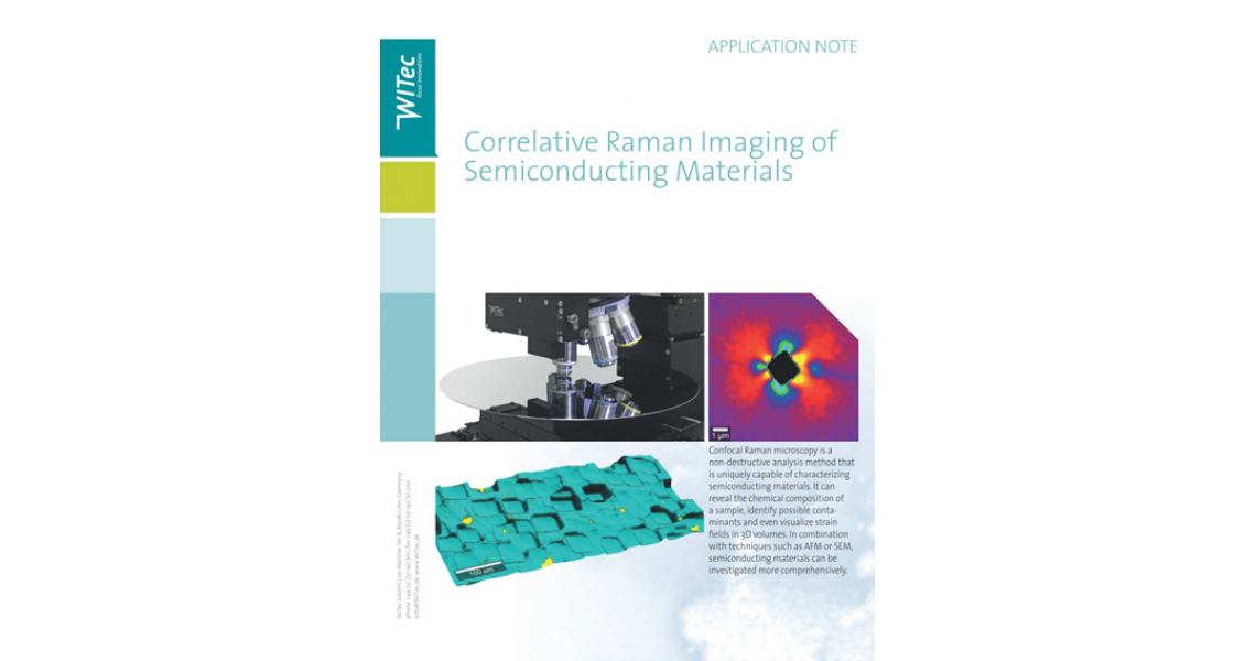 New Semiconductor Application Note from WITec New Semiconductor Application Note from WITec