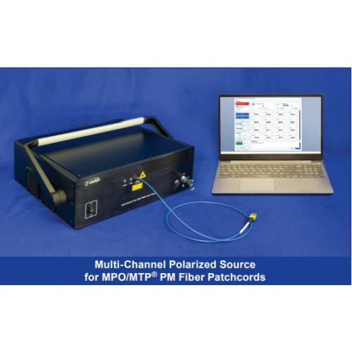 OZ Optics - Highly Polarized Multi-Channel Sources For MPO/MTP® PM Fiber Patchcords And V-Groove Arrays, MCPFOS