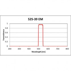 377-50 EX Iridian Bandpass Excitation Filter for Fluorescence 377-50 EX Iridian Bandpass Excitation Filter for Fluorescence