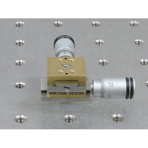 MDE262A-M - Dual Axis Very-Small XY Micropositioner Stage with Micrometers