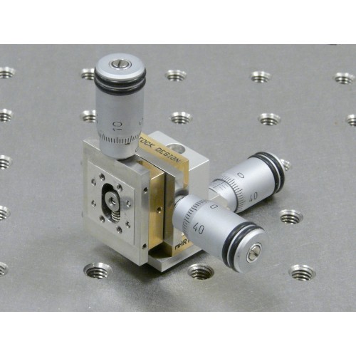 MDE263A-M - Three-Axis Very-Small XYZ Micropositioner Stage with Micrometers