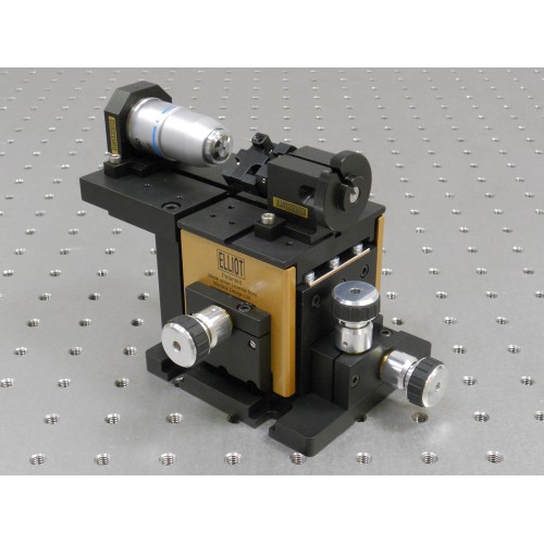 MDE521 - Elliot Gold™ Series Polarisation Maintaining Fibre Launch System with Standard Adjusters MDE521 - Elliot Gold™ Series Polarisation Maintaining Fibre Launch System with Standard Adjusters