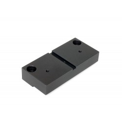 MDE148E - Small Fixed Bracket: Slot Length 30 mm.  English (inch) Tapped Holes MDE148E - Small Fixed Bracket: Slot Length 30 mm.  English (inch) Tapped Holes