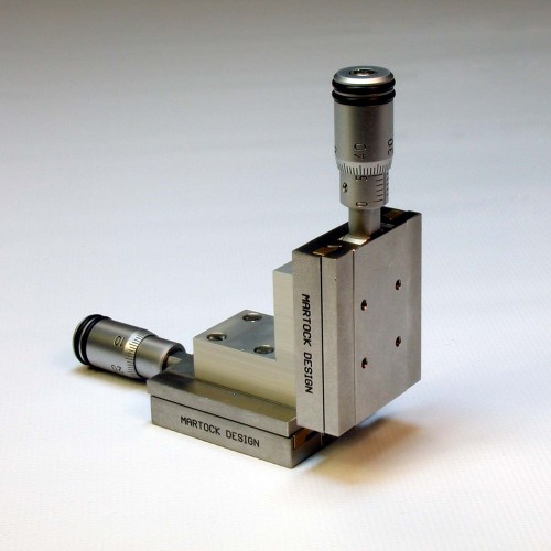 MDE255A-XZ-M - Dual Axis XZ Micropositioner Stage with Micrometers