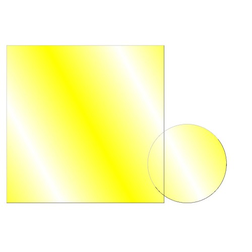 CDY-5051 - Dichroic Yellow 50 mm Sq.