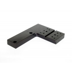 MDE149E - L-shaped Bracket: Slot Length 46 mm with English (inch) Tapped Holes MDE149E - L-shaped Bracket: Slot Length 46 mm with English (inch) Tapped Holes