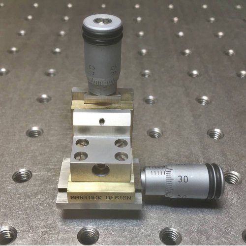 MDE261A-YZ-M - Dual Axis Very-Small YZ Micropositioner Stage with Micrometers