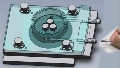 Microscope Stage Insert ESL-4910-1807274SP -Ambient Microscope Cell