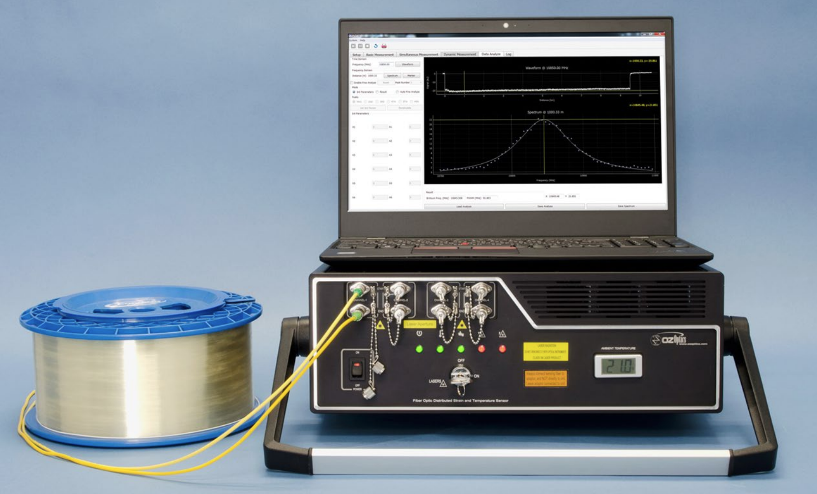Distributed Fibre Optic Strain and Temperature Sensing