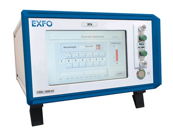 EXFO XFA Automatic Tuneable Filter with a Fixed Bandwidth